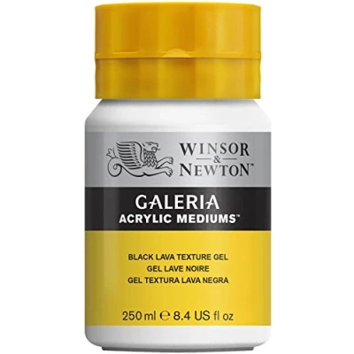 Afbeelding van Winsor &amp; Newton Galeria Acrylverf Medium Black Lava 250ml