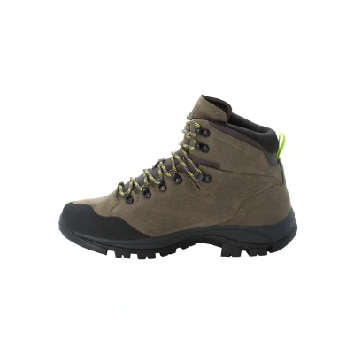 Afbeelding van Jack Wolfskin Rebellion Texapore Outdoorschoenen Khaki phantom, Heren, Maat: 42, phantom Nubukleer