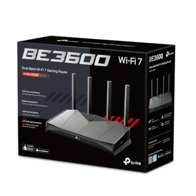 Image de TP Link Archer GE230 V1 Routeur sans fil commutateur 4 ports 1GbE, 2.5GbE, Wi Fi 7 6 Bi bande
