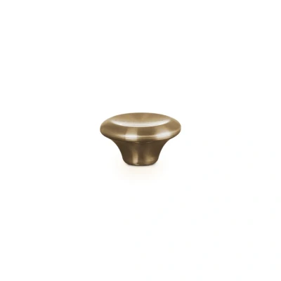 Afbeelding van Le Creuset Knop Signature Rond in RVS 5,7cm Licht Goudkleurig