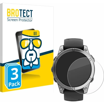 Afbeelding van BROTECT Screenprotector voor Garmin Fenix E Folie Beschermfolie Beschermglas transparant (3 Stuks)