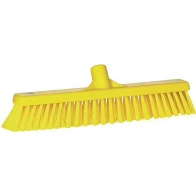 Image de VIKAN 31746 balai, 410 mm, polyester, doux/dur, jaune 3174/6