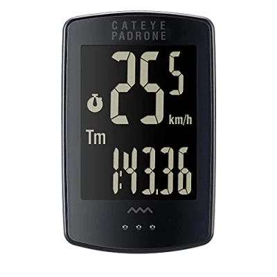 Afbeelding van CatEye Padrone Stealth CC PA100W Fietscomputer Draadloos Incl. OF100 Houder