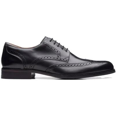 Afbeelding van Clarks Craft Arlo Limit heren veterschoen zwart maat 44.5 (EU) 10 (UK)