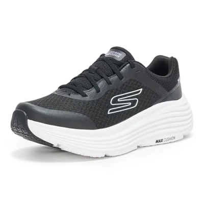 Afbeelding van Skechers MAX Cushioning Endeavour Sneakers laag, Dames, Maat: 40, Black/white Kunststof