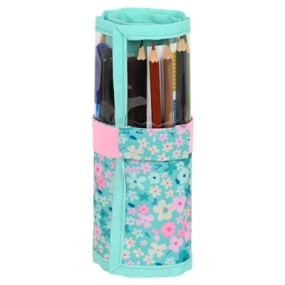 Afbeelding van Schooletui met Accessoires Vicky Martín Berrocal Mint paradise Munt (27 Onderdelen) (7 x 20 7 cm)