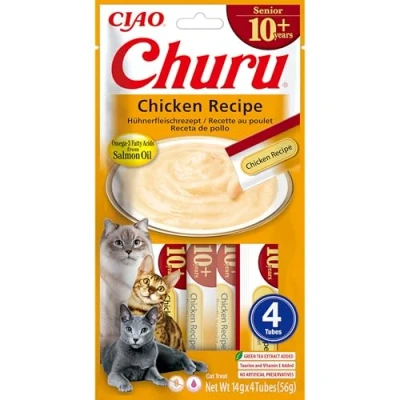 Afbeelding van Snack for Cats Inaba Churu Senior Chicken Recipe Kip