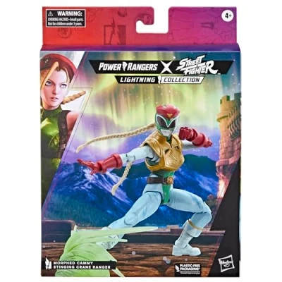 Afbeelding van Hasbro Power Rangers Actiefiguur x Street Fighter Lightning Collection Morphed Cammy Stinging Crane Ranger Multicolours