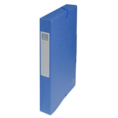 Afbeelding van Exacompta Elastobox Exabox 8 Geassorteerde Kleuren: Geel, Rood, Roze, Paars, Blauw, Turquoise, Groen E...