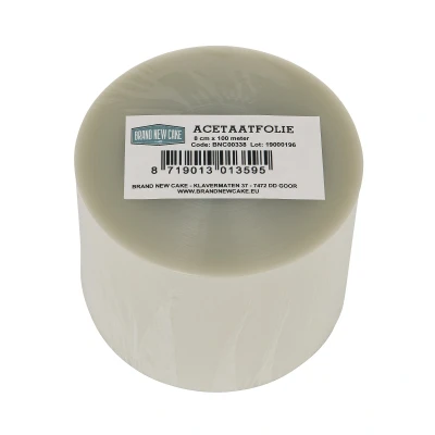 Afbeelding van BrandNewCake Acetaatfolie rol 8 cm x 100 m