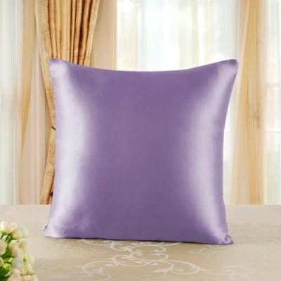 Afbeelding van townssilk Wisteria Kussensloop van 100% pure moerbeizijde, 19 momme, dubbelzijdig, voor haargezondheid, huid, verborgen ritssluiting, 1 stuk, 50 x cm