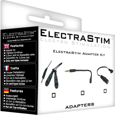 Afbeelding van ElectraStim Adapterkit 3,5 mm naar Standard aansluiting black
