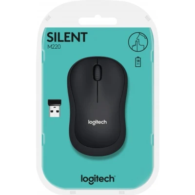 Afbeelding van Logitech M220 Silent Draadloze Muis Zwart