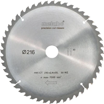 Afbeelding van Metabo 628062000 Cirkelzaagblad 216 mm 1 stuk(s)