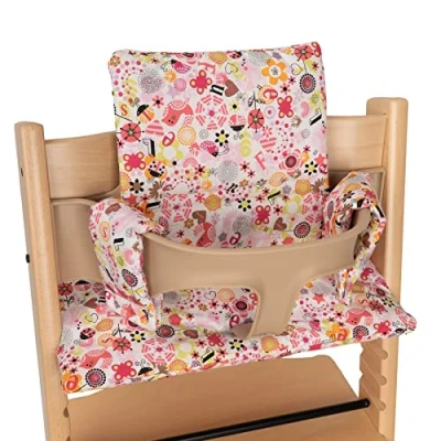 Afbeelding van Stokke Kussensloop voor kinderstoel, compatibel met Stokke, Tripp Trapp, Trip Trap schaalbare Kinderstoel en (Love Pink)