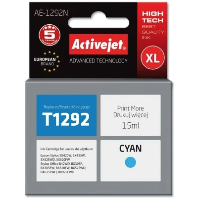 Afbeelding van Originele inkt cartridge Activejet AE 1292N Cyaan