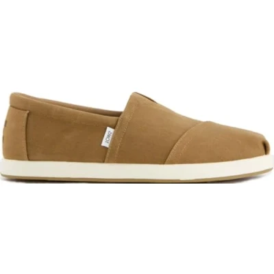 Afbeelding van TOMS Alp Fwd mocassinzool voor heren, Toffee Tafelzeil van gerecycled katoen