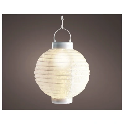 Afbeelding van Solar lampion Lumineo Ø 20 x 23 cm (LED, Warm wit, Nylon)