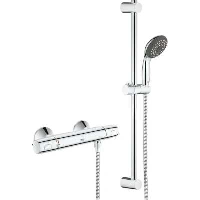 Afbeelding van GROHE QuickFix Precision Trend douchesysteem met thermostatische