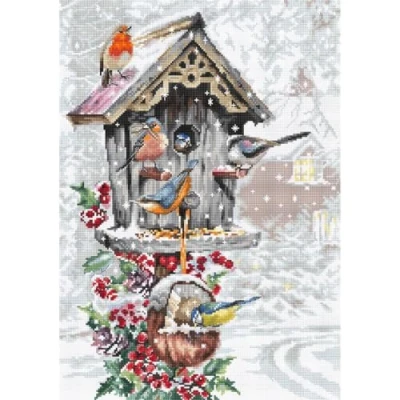 Afbeelding van Luca S Bird House borduren (pakket) B2399