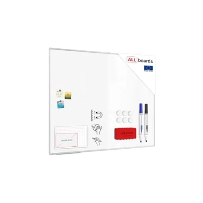 Afbeelding van ALLboards Whiteboard met aluminium frame Premium EXPO 150 x 120 cm magneetbord wit magnetisch, droog afwasbaar