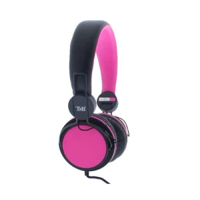 Afbeelding van Tnb T&#039;nB Collection BE Color hoofdtelefoon, bekabeld, 3,5 mm jackstekker, zwart/roze