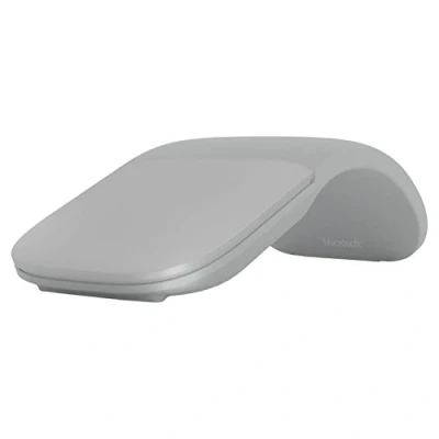 Image de Microsoft Surface Arc Mouse Souris optique 2 boutons sans fil Bluetooth 4.1 gris clair pour Laptop