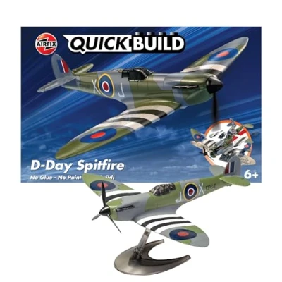 Afbeelding van Airfix Quickbuild D day Spitfire (6/19) * modelbouwsets, hobbybouwspeelgoed voor kinderen, modelverf en accessoires