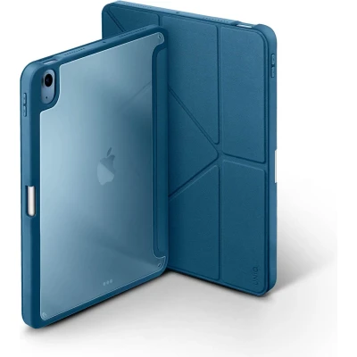 Afbeelding van Uniq Tablet Hoes Geschikt voor iPad Air 5 (2022) /iPad 11 inch (2024) M2 / 4 (2020) Moven Case Blauw /Blue