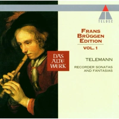 Afbeelding van Telemann: Recorder Sonatas &amp; Fantasias / Bruggen, Bylsma