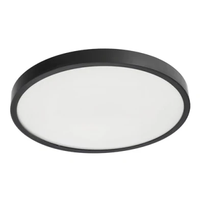 Afbeelding van EDO PERETI led plafondlamp, 24 W, zwart, 35 cm, 3000 K, warmwit, 2400 lm, IP44, plafondverlichting 220 240 V, binnenverlichting, moderne EDO777616