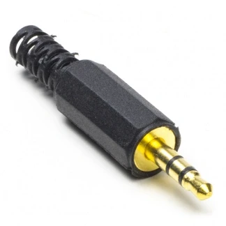 Afbeelding van 3.5 mm jack plug Nedis (Stereo, Verguld, Mannelijk)
