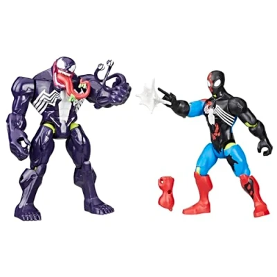 Afbeelding van MixMashers Marvel Spider Man Venom vs. Venomized Actiefiguur 12cm
