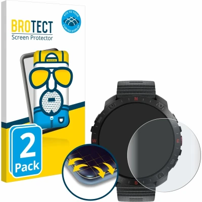 Afbeelding van BROTECT Screenprotector voor Polar Grit X2 Pro Folie Beschermfolie matte volledig dekking (2 Stuks)