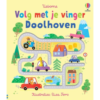 Afbeelding van Uitgeverij usborne voelboek volg met je vinger doolhoven