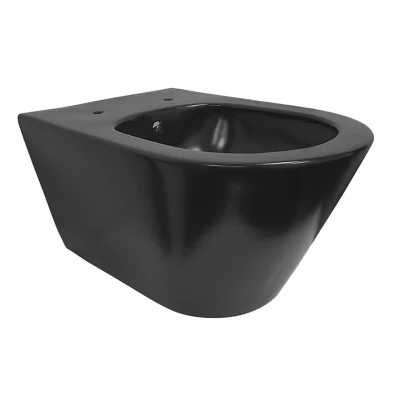 Afbeelding van Wiesbaden Stereo wandcloset rimless met bidet functie mat zwart