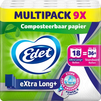 Afbeelding van Edet Extra Long Keukenpapier 9 x 2 rollen