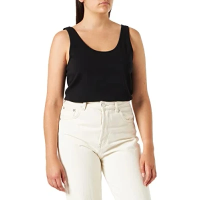 Image de VERO MODA Vmmaxi My Soft Uu Tank Noos Débardeur pour femme, Noir (Black), S