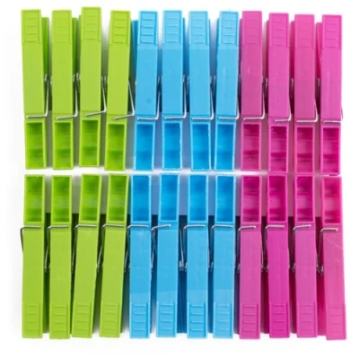 Afbeelding van Benson Plastic Wasknijpers 24 delig