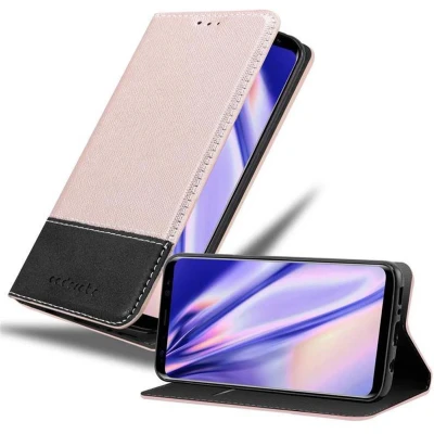 Afbeelding van Cadorabo Hoesje geschikt voor Samsung Galaxy S8 PLUS in ROSE GOUD ZWART Beschermhoes met magnetische sluiting, standfunctie en kaartvakje Book Case Cover Etui