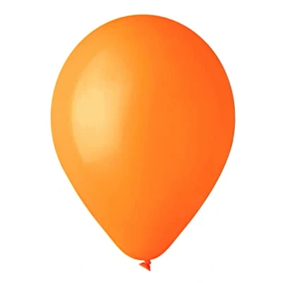 Afbeelding van Set van 100 hoogwaardige natuurlijke latexballonnen G120 (Ø 33 cm / 13 inch) oranje