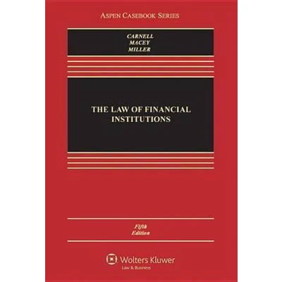 Afbeelding van The Law of Financial Institutions