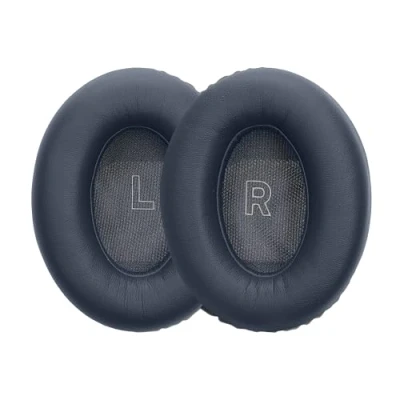 Afbeelding van kwmobile 2x oorkussens geschikt voor Bose QC Ultra / QuietComfort Earpads koptelefoon in donkerblauw