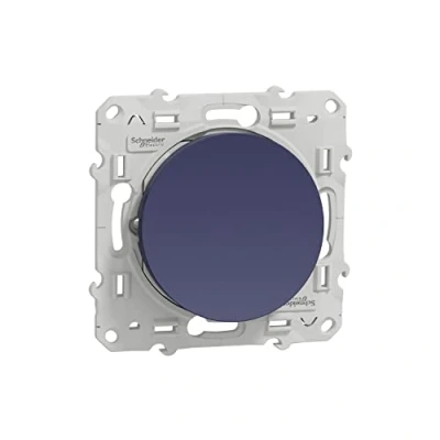 Afbeelding van Schneider Electric Odace, drukknop kobalt 10A schroefbevestiging S550206