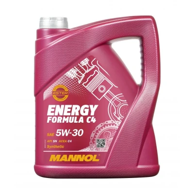 Afbeelding van Mannol Energy FORMULA C4 5W 30 5L Motorolie MN7917 5 RENAULT: Kangoo II Express, Kadjar, MEGANE 3 Coupe, DACIA: SANDERO 2, Dokker Express