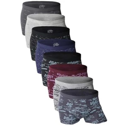 Afbeelding van YOULEHE Set ademende boxershorts van zacht bamboe voor heren
