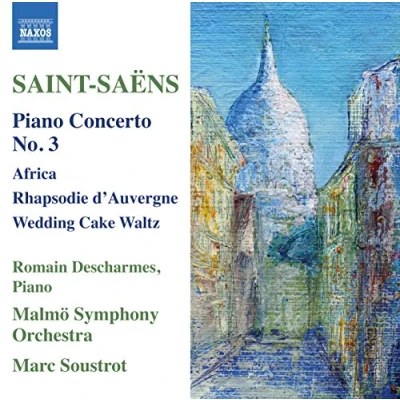Afbeelding van Romain Descharmes, Malmö Symphony Orchestra, Marc Soustrot Saint Saëns: Piano Concerto No.3 (CD)