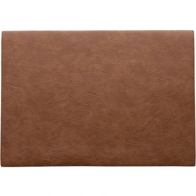 Afbeelding van ASA Placemat Van Leer 46 X 33 Cm Cognac