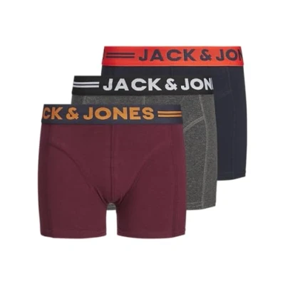 Image de Caleçon Jack &amp; Jones Lichfield Trunks Garçons (lot de 3)