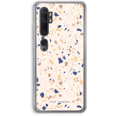 Afbeelding van Case Company® hoesje geschikt voor Xiaomi Mi Note 10 Terrazzo N23 Soft Cover Telefoonhoesje Bescherming aan alle Kanten en Schermrand